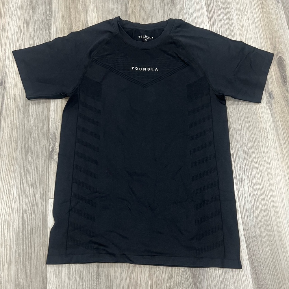 YoungLA Jet Black Performance Tee